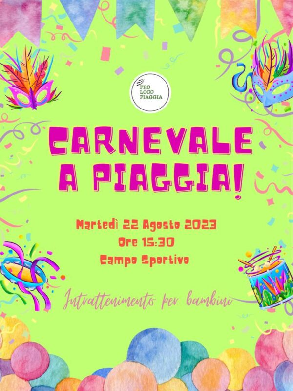 2023 - Carnevale a Piaggia