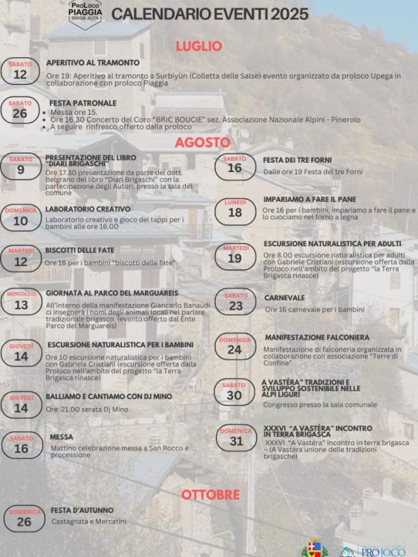 2025 eventi OK